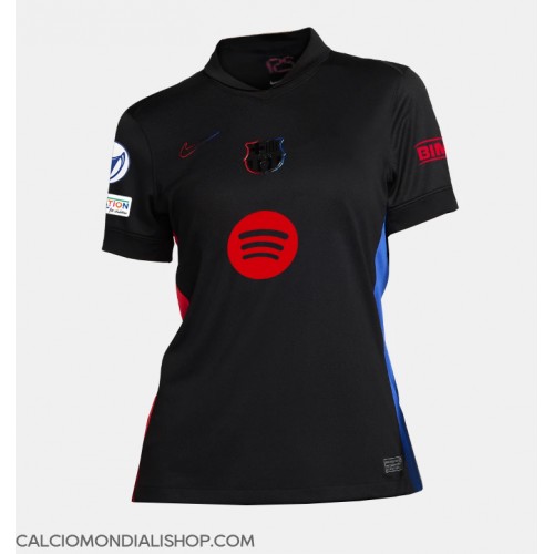 Maglie da calcio Barcelona Seconda Maglia Femminile 2024-25 Manica Corta